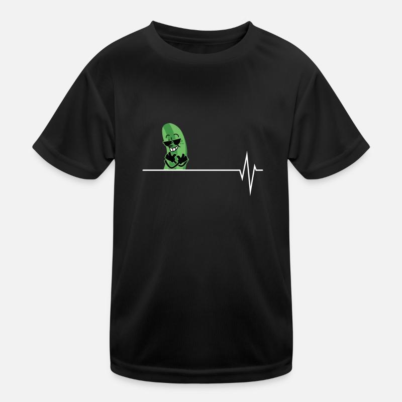 Pouls de battement de cœur de concombre frais T-shirt sport Enfant