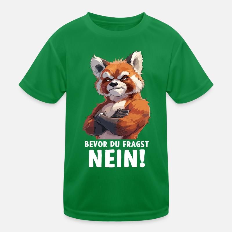Roter Panda Katzenbär Red Panda Bevor du fragst Kinder Funktions-T-Shirt