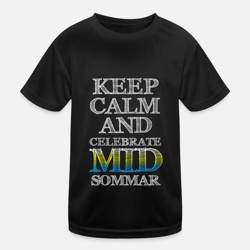 Midsommar Festival Scandinavia Kids Functional T-Shirt