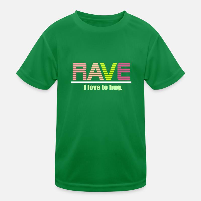 J’adore embrasser rave T-shirt sport Enfant