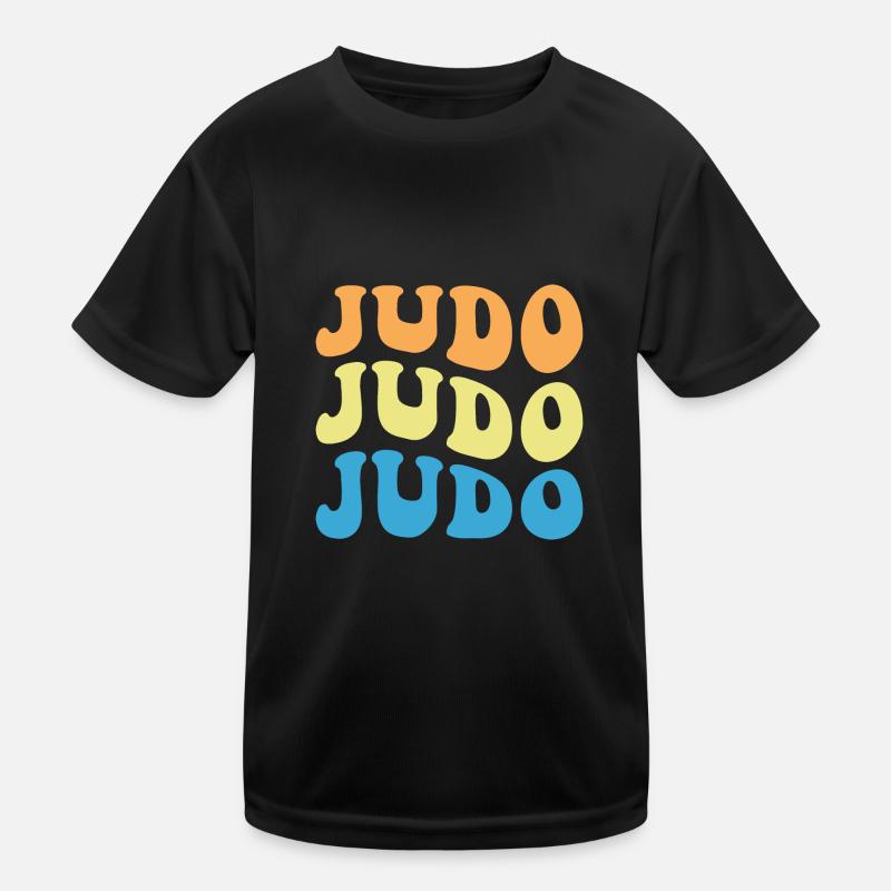Judo - Kids Functional T-Shirt - black