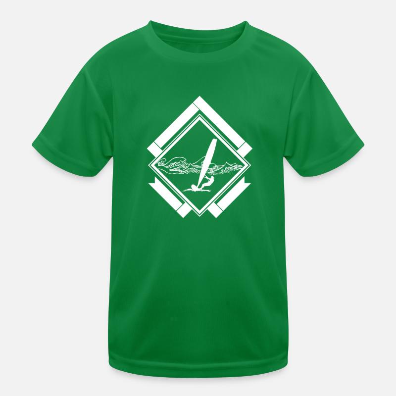 Windsurfers Kids Functional T-Shirt