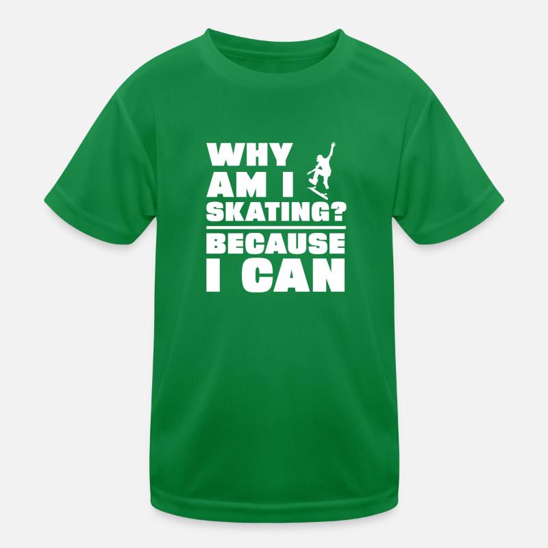 Skating Kids Functional T-Shirt