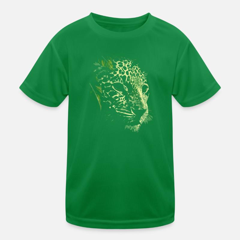 Schneeleopard Kinder Funktions-T-Shirt