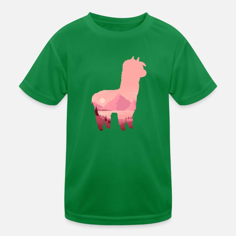 Llama Kids Functional T-Shirt
