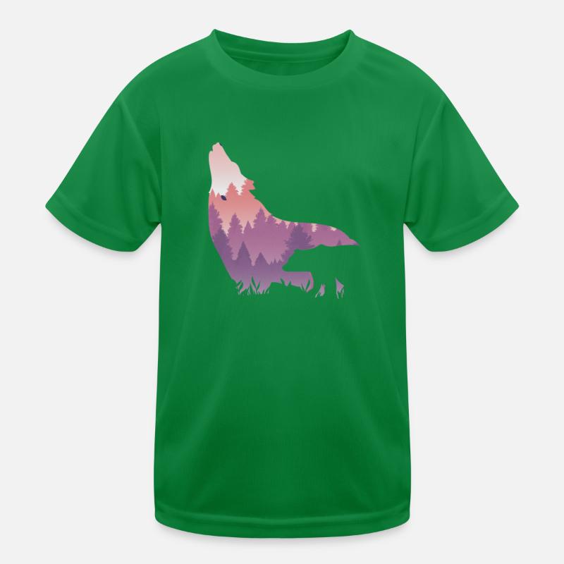 Timber wolf Kids Functional T-Shirt
