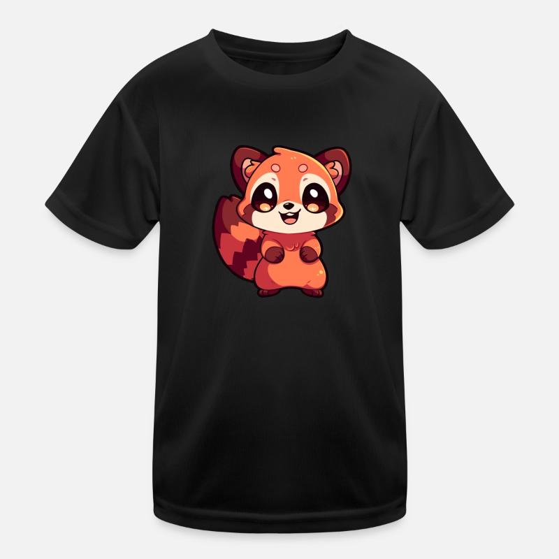 Roter Panda Kinder Funktions-T-Shirt