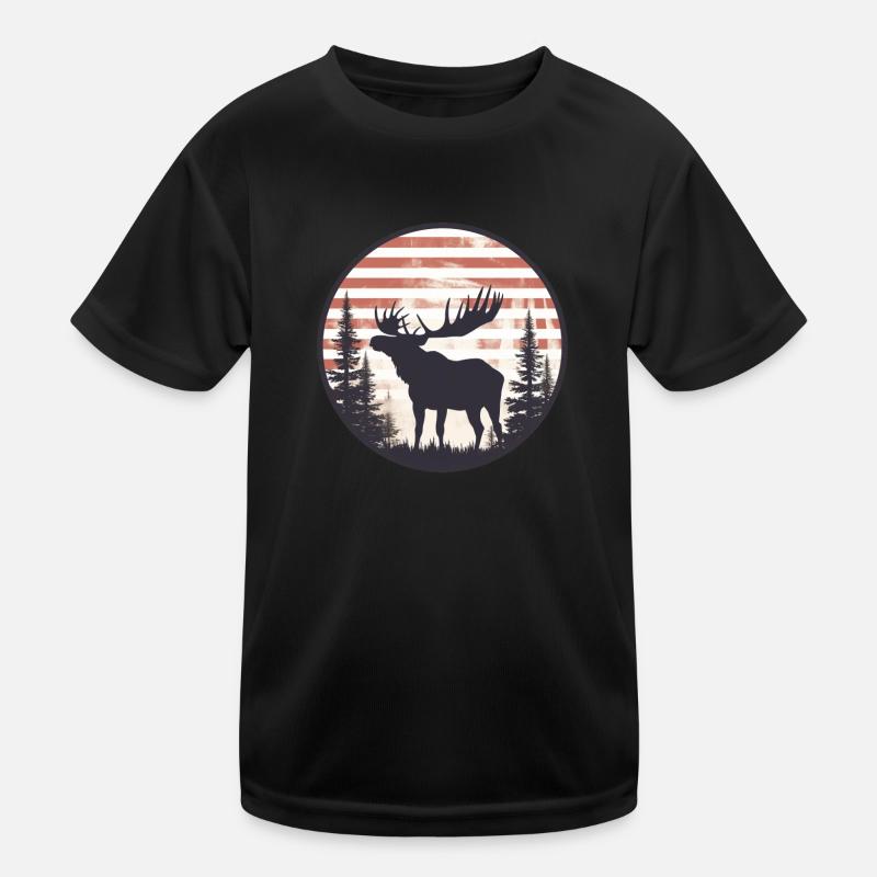 Drapeau américain Orignal T-shirt sport Enfant