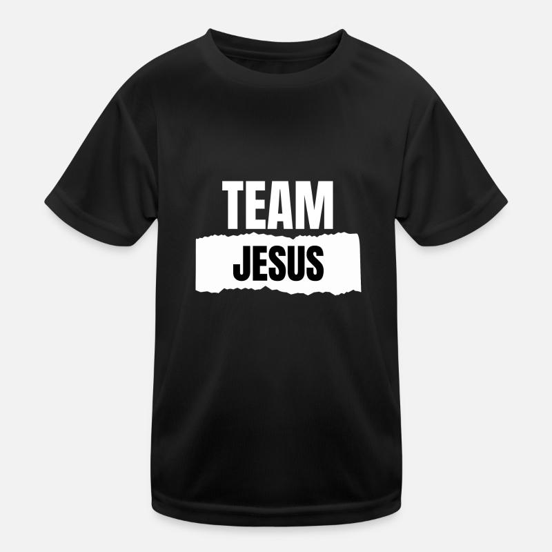Team Jesus Christlich Geschenk Kinder Funktions-T-Shirt