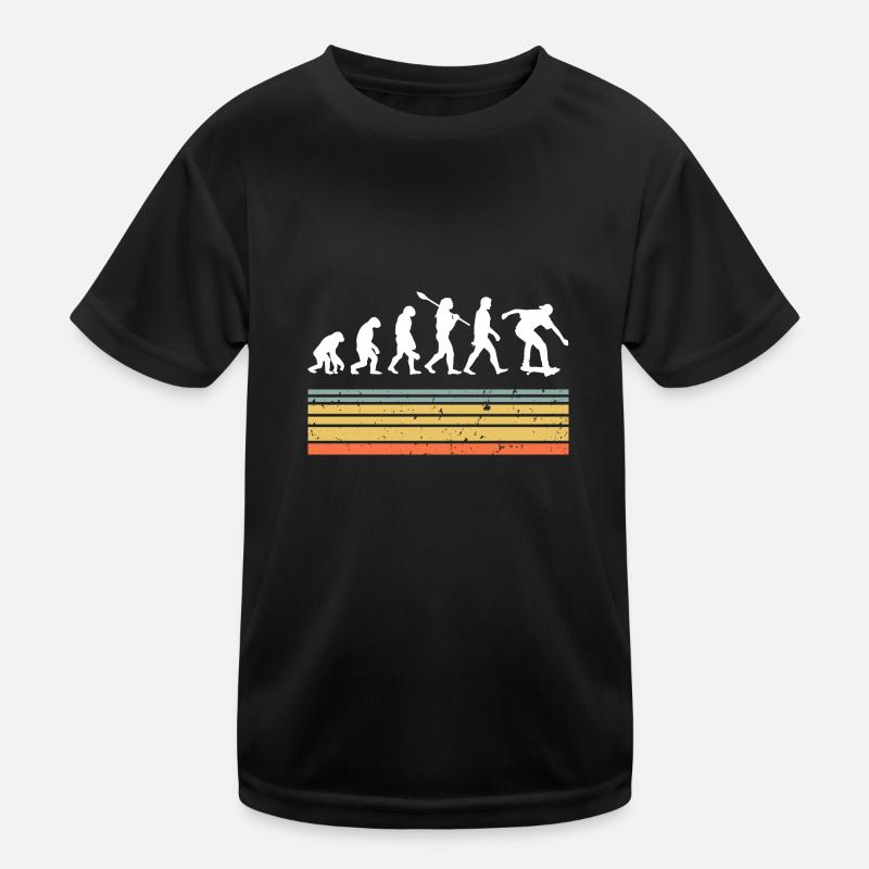 Skate Skateboard Evolution T-shirt sport Enfant