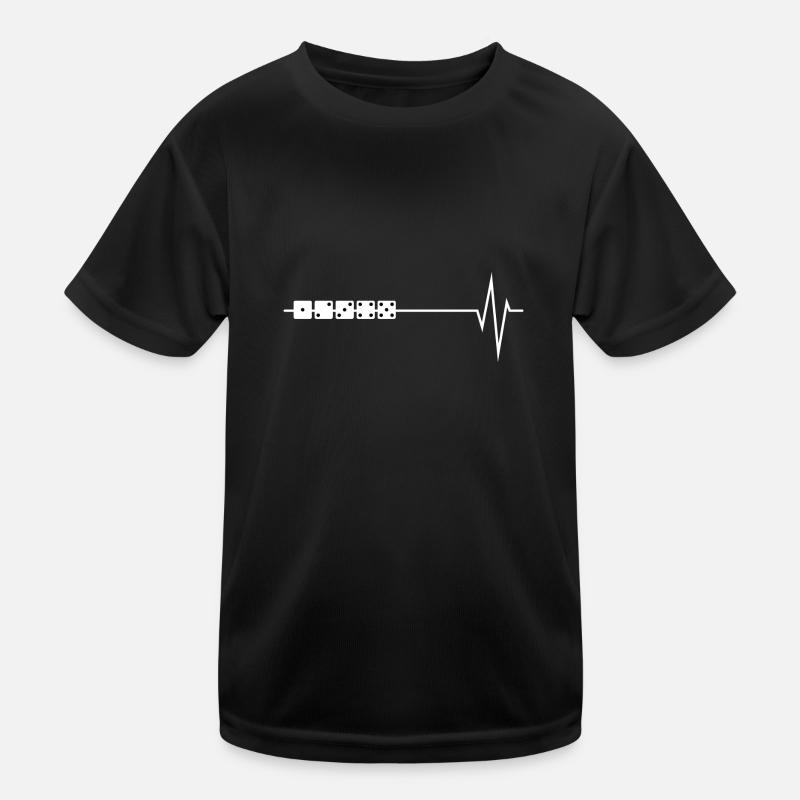 Kniffel Herzschlag Puls Kinder Funktions-T-Shirt