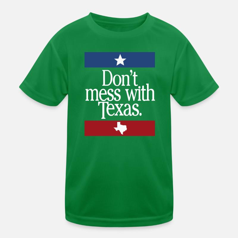 Don't Mess With Texas Kids Functional T-Shirt
