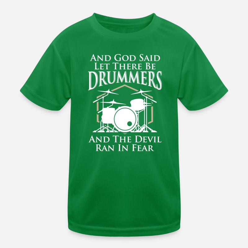 Drummers Kids Functional T-Shirt