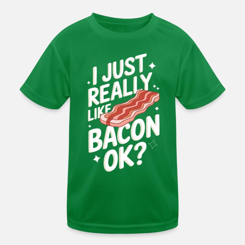 Bacon Petit-déjeuner Bacon T-shirt sport Enfant