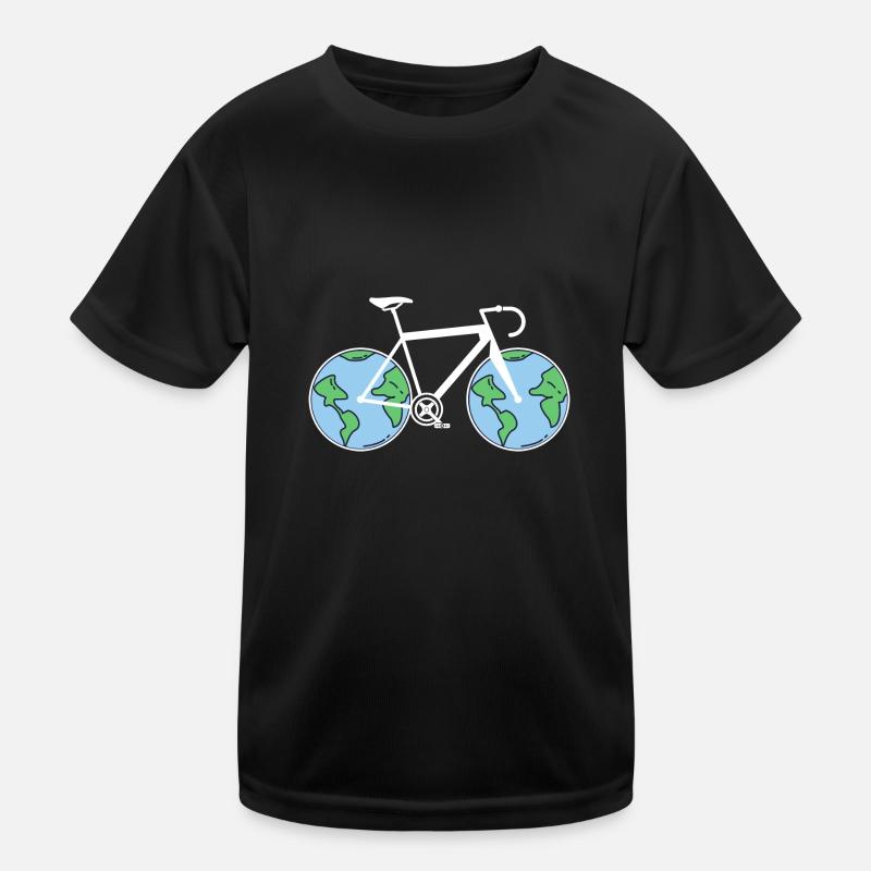 Bicycle Environment Protection Kids Functional T-Shirt