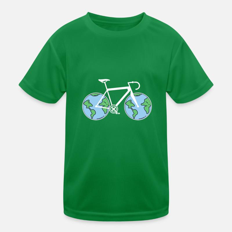 Bicycle Environment Protection Kids Functional T-Shirt