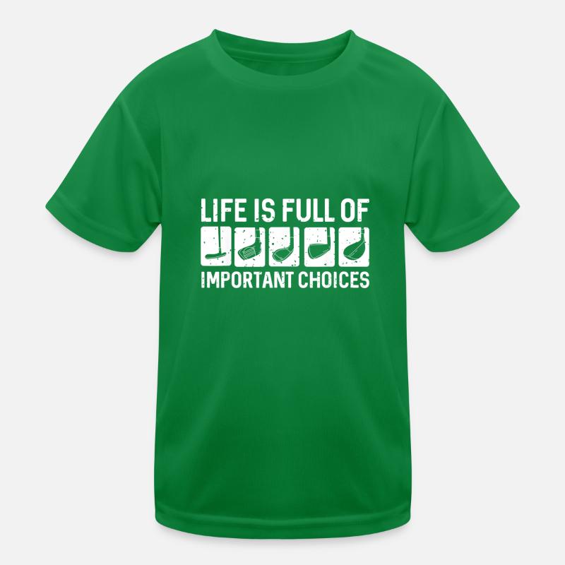 Golfschläger Golf gag Lustiger Spruch Kinder Funktions-T-Shirt