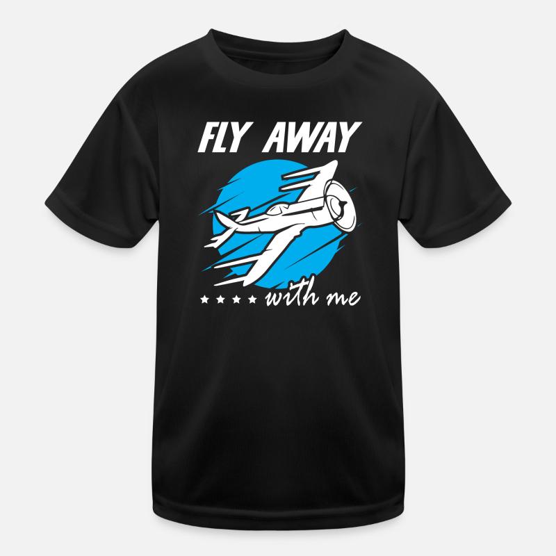 Fly Away With Me Kids Functional T-Shirt