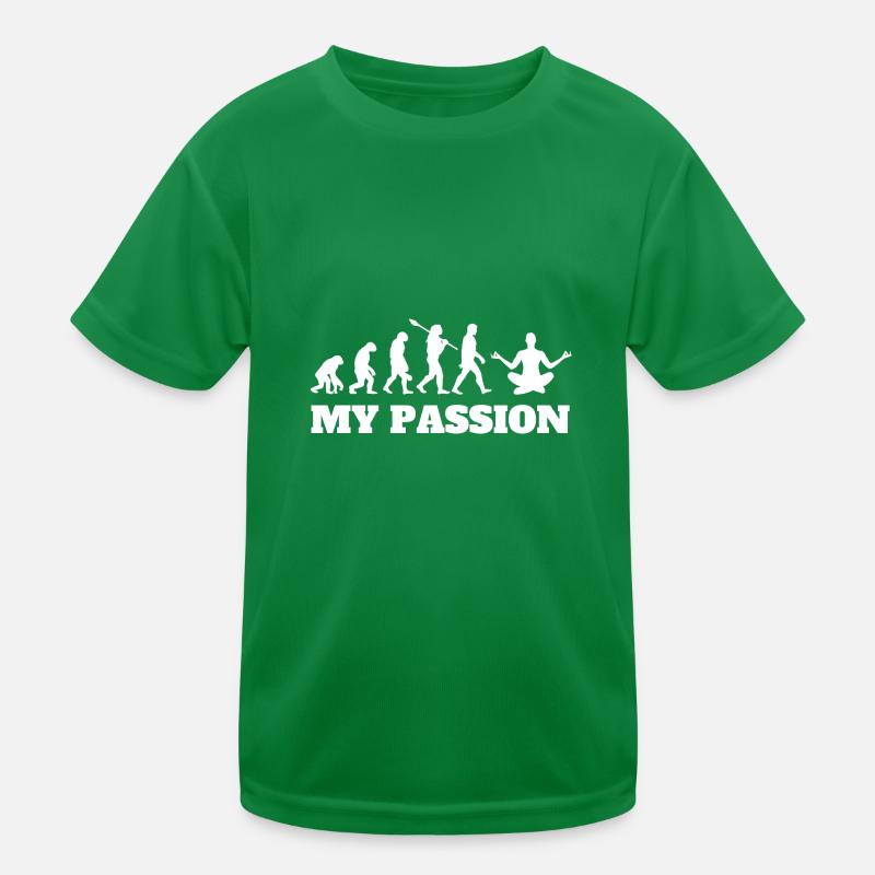 My Passion - Yoga Evolution Kinder Funktions-T-Shirt