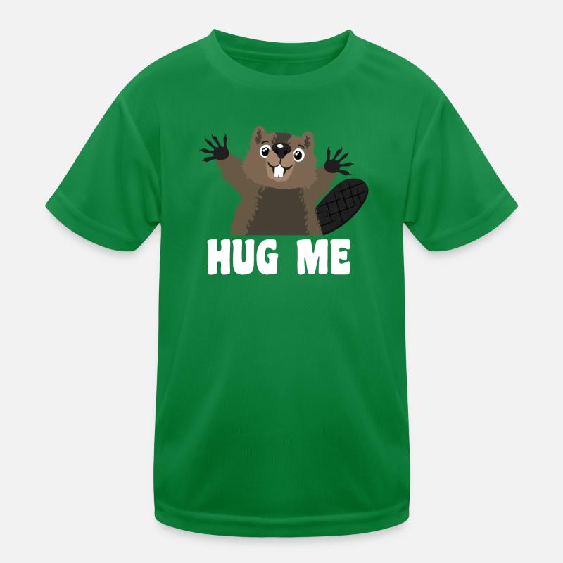 Hug me Biber Kinder Funktions-T-Shirt