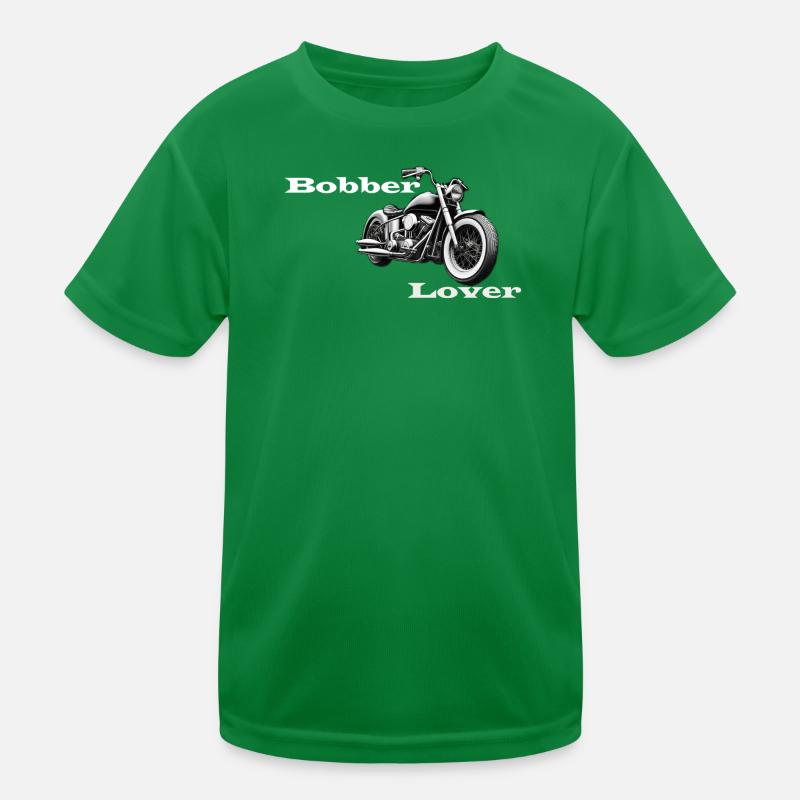Bobber Lover blanc T-shirt sport Enfant