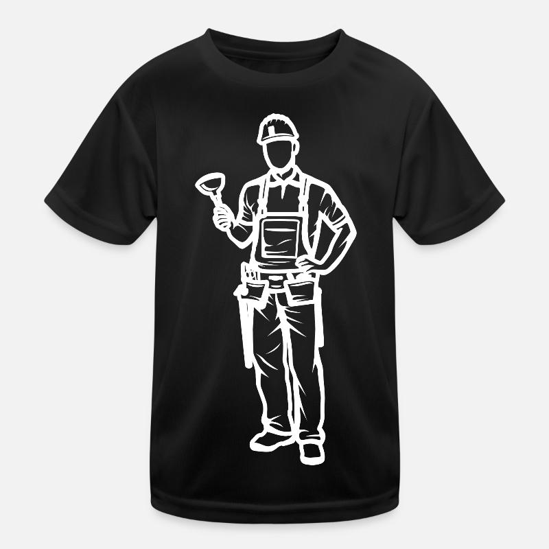 Klempner Kinder Funktions-T-Shirt