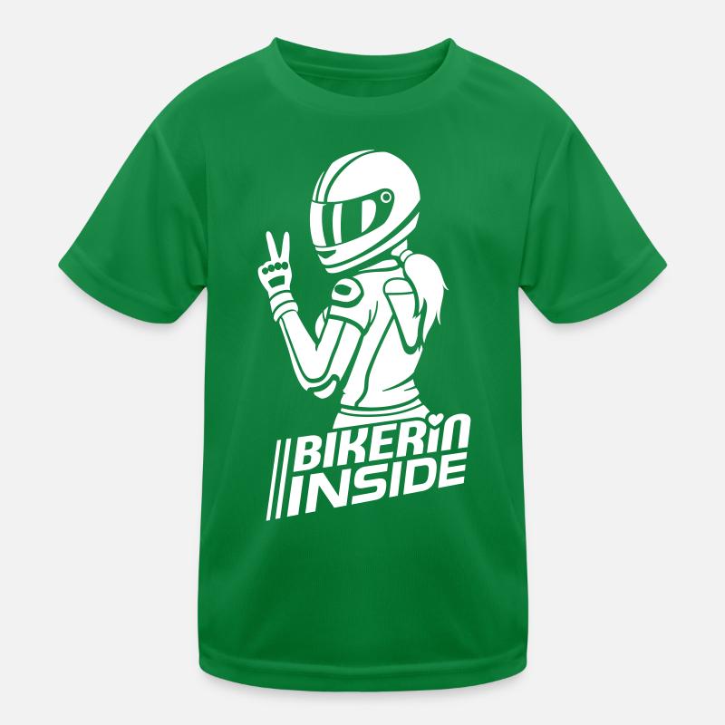 Motard à l’intérieur (couleur changeable) T-shirt sport Enfant