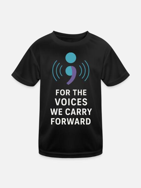 Suicide Loss Remembrance Walk Suicide - Kids Functional T-Shirt - black - Front