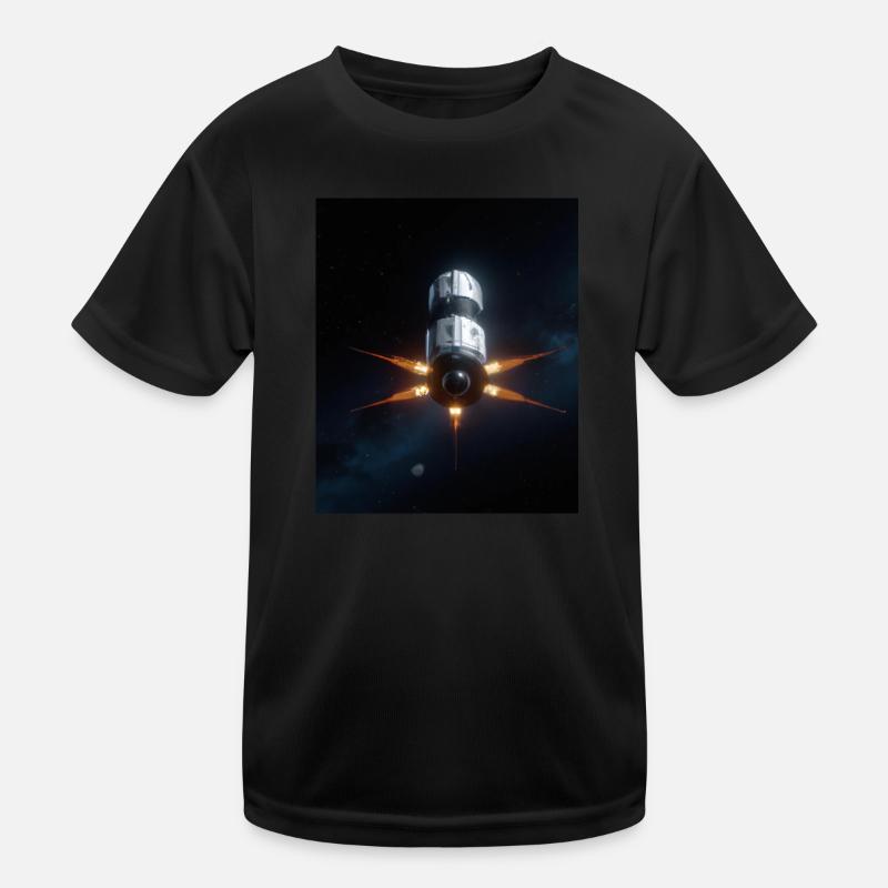 Raumschiff Kinder Funktions-T-Shirt