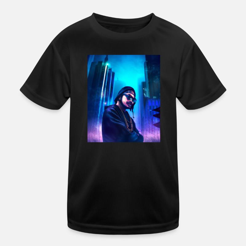 Hip Hopper Rapper Kids Functional T-Shirt