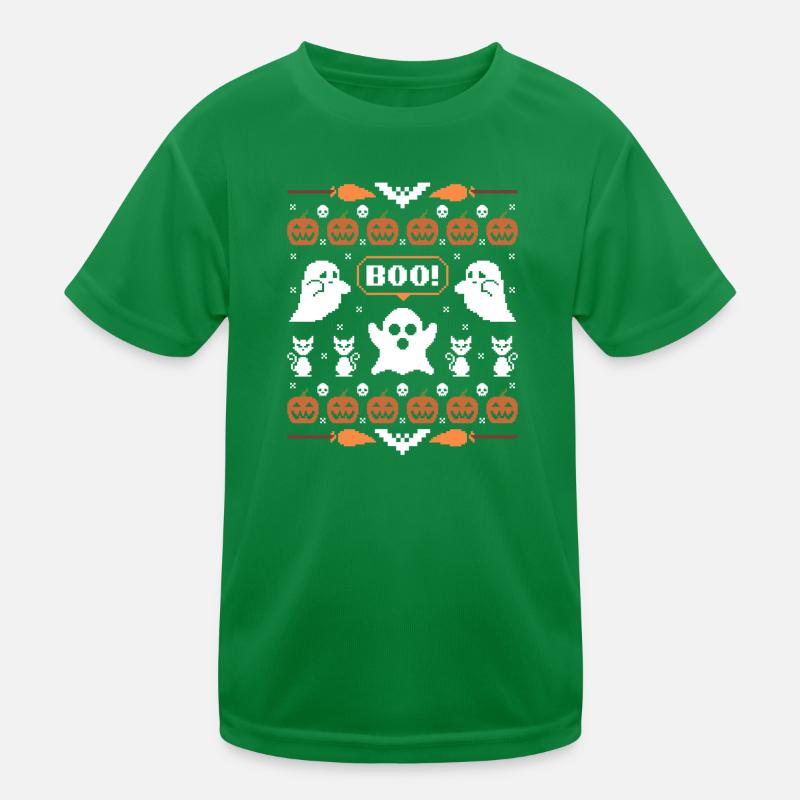 Halloween 8 bits T-shirt sport Enfant