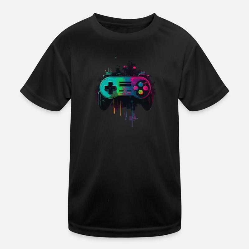 Retro Console Kids Functional T-Shirt
