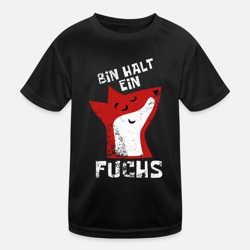 Bin halt ein Fuchs - schlau und clever Kinder Funktions-T-Shirt