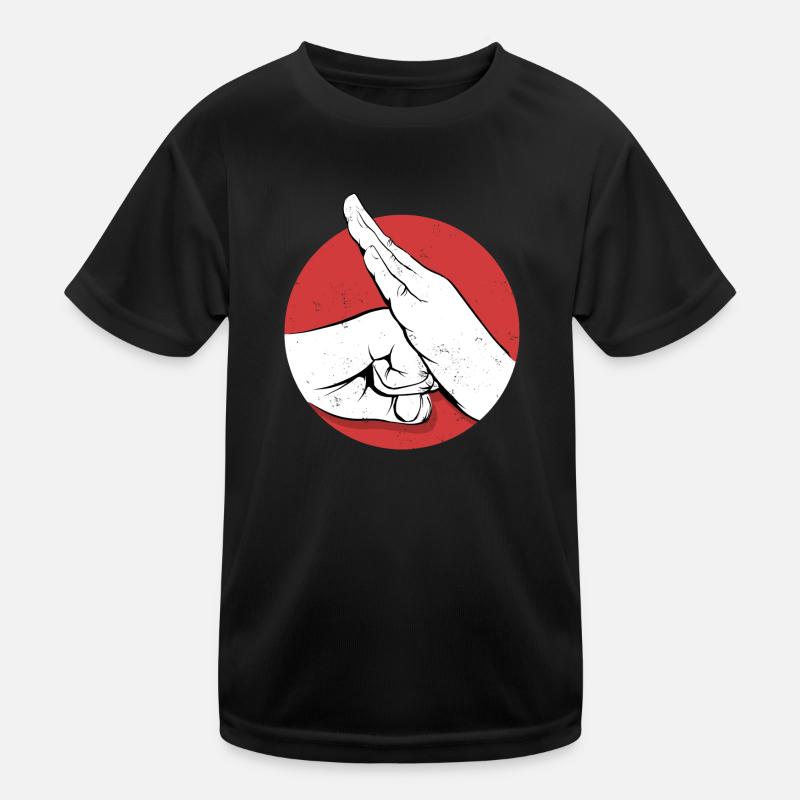 Kung Fu Kinder Funktions-T-Shirt