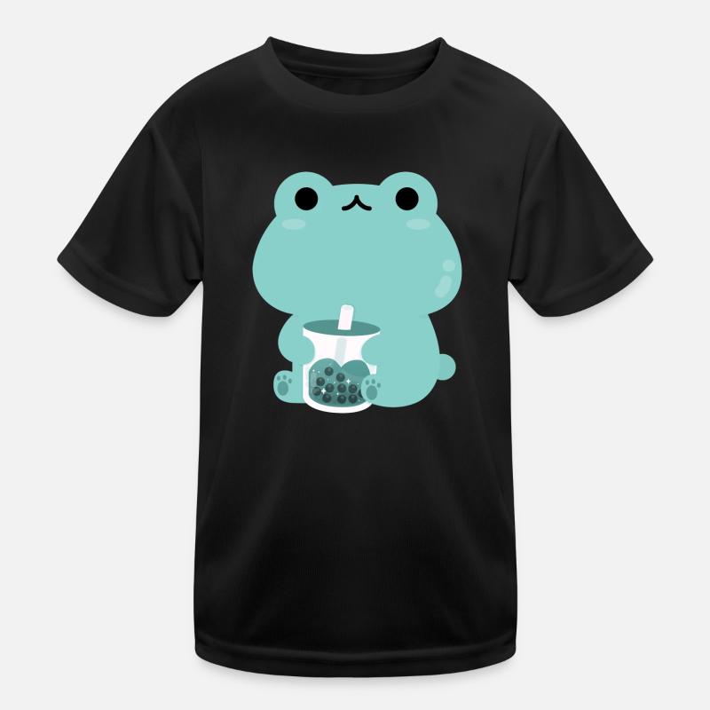 Grenouille boba turquoise T-shirt sport Enfant