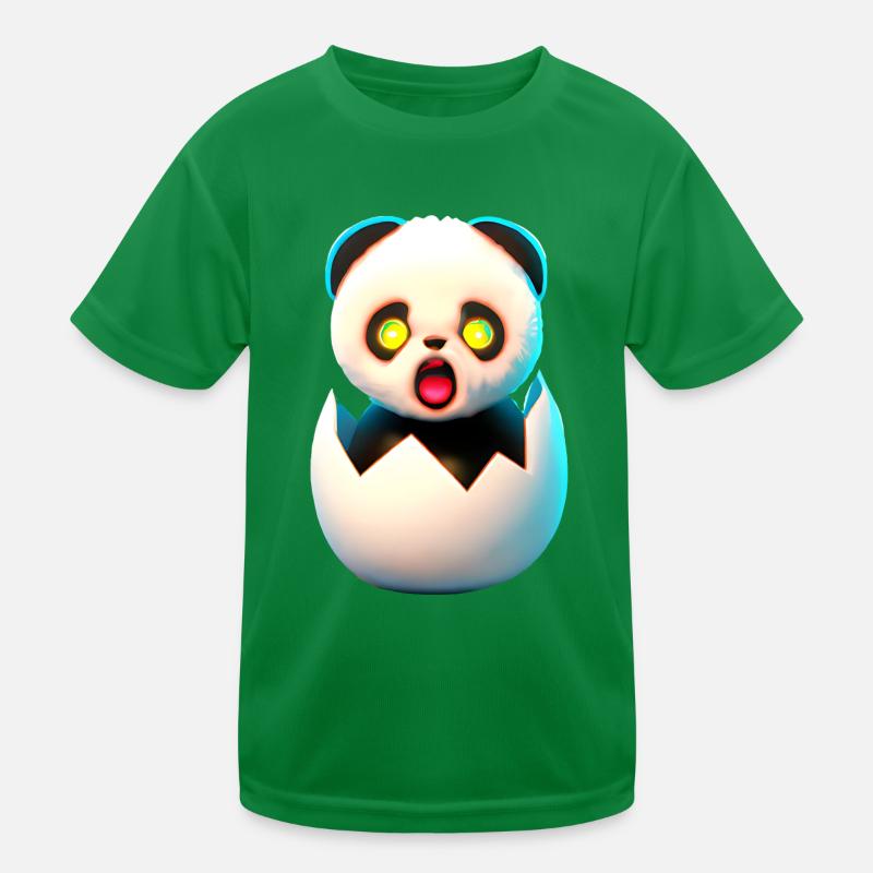 Willkommen im Leben Panda Kinder Funktions-T-Shirt