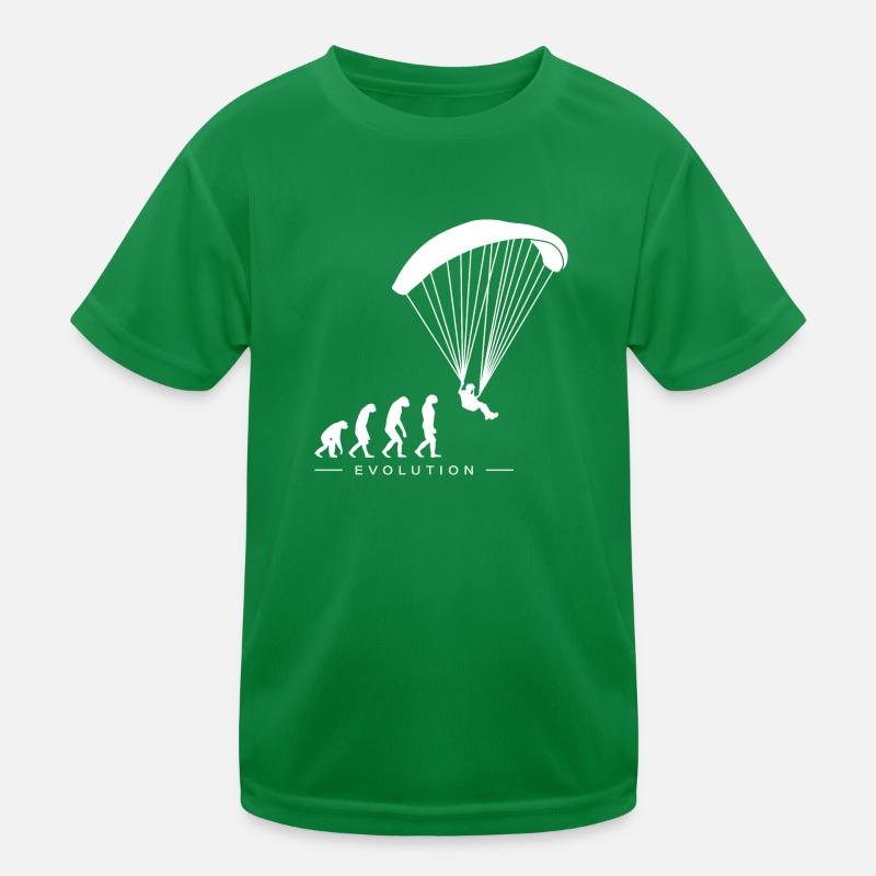 Paragleiter Paragleiten Evolution Motif T-shirt sport Enfant
