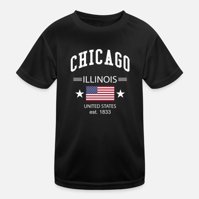 Chicago Kinder Funktions-T-Shirt