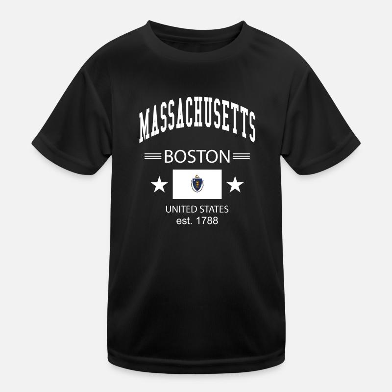 Massachusetts Kids Functional T-Shirt