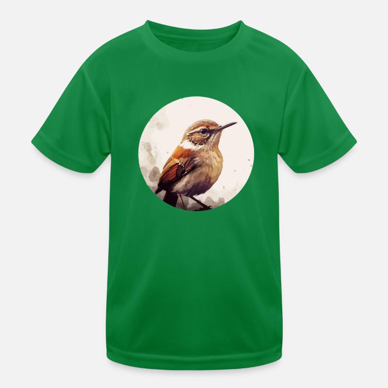 Wren bird Kids Functional T-Shirt