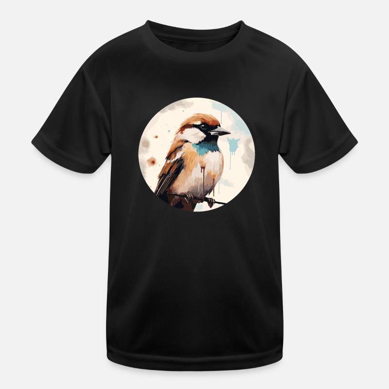 Haussperling Kinder Funktions-T-Shirt