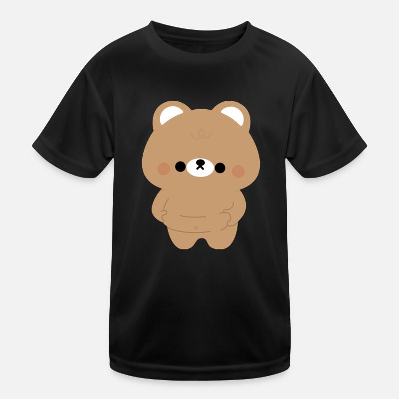 Chonky Ours Brun T-shirt sport Enfant