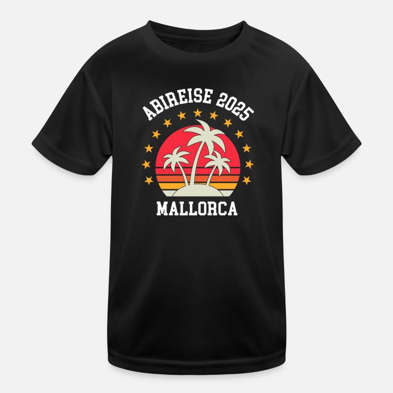 Mallorca 2025 Abireise Klassenfahrt Abi Abifahrt Kinder Funktions-T-Shirt