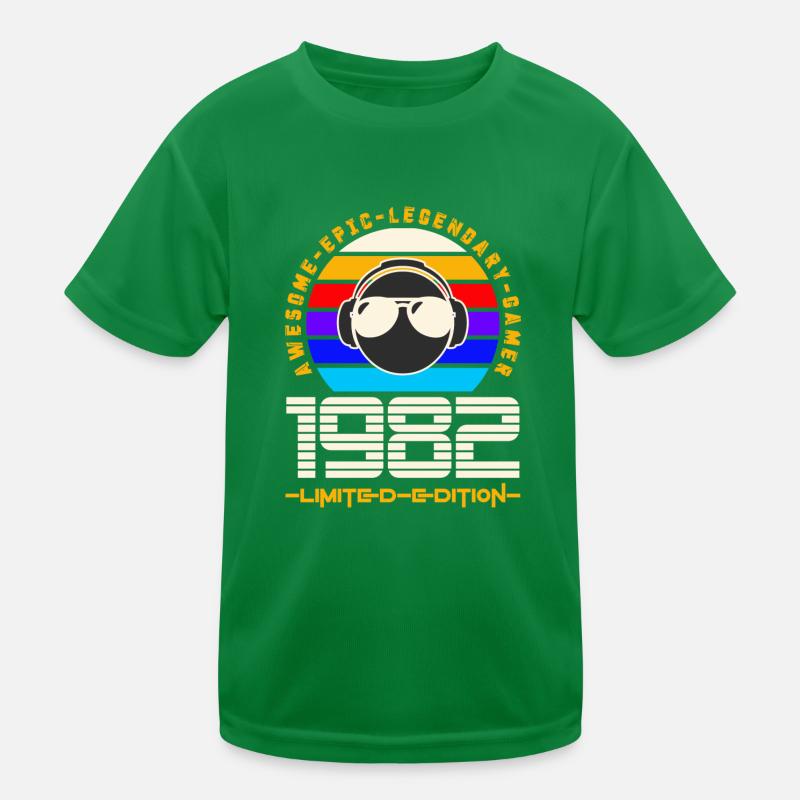 1982 Kinder Funktions-T-Shirt