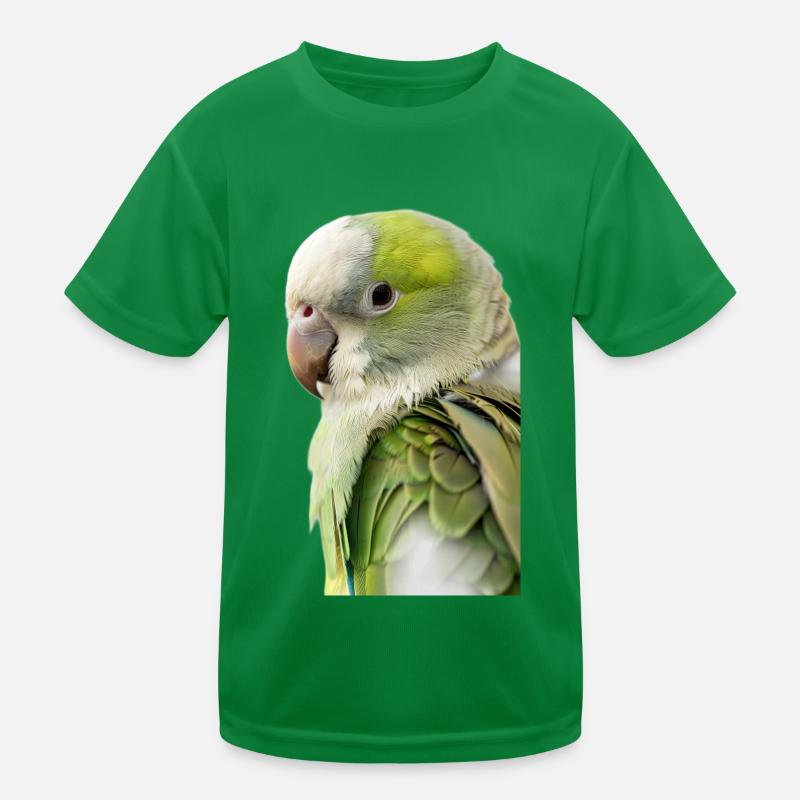 Monk parakeet Kids Functional T-Shirt