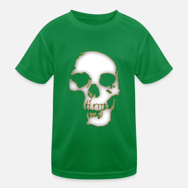 Skull Kinder Funktions-T-Shirt
