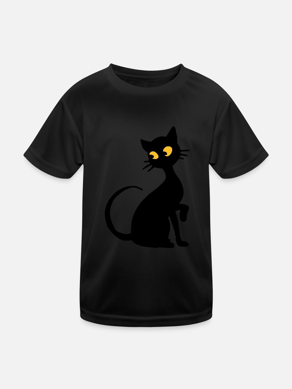 Chat - Kids Functional T-Shirt - black - Front