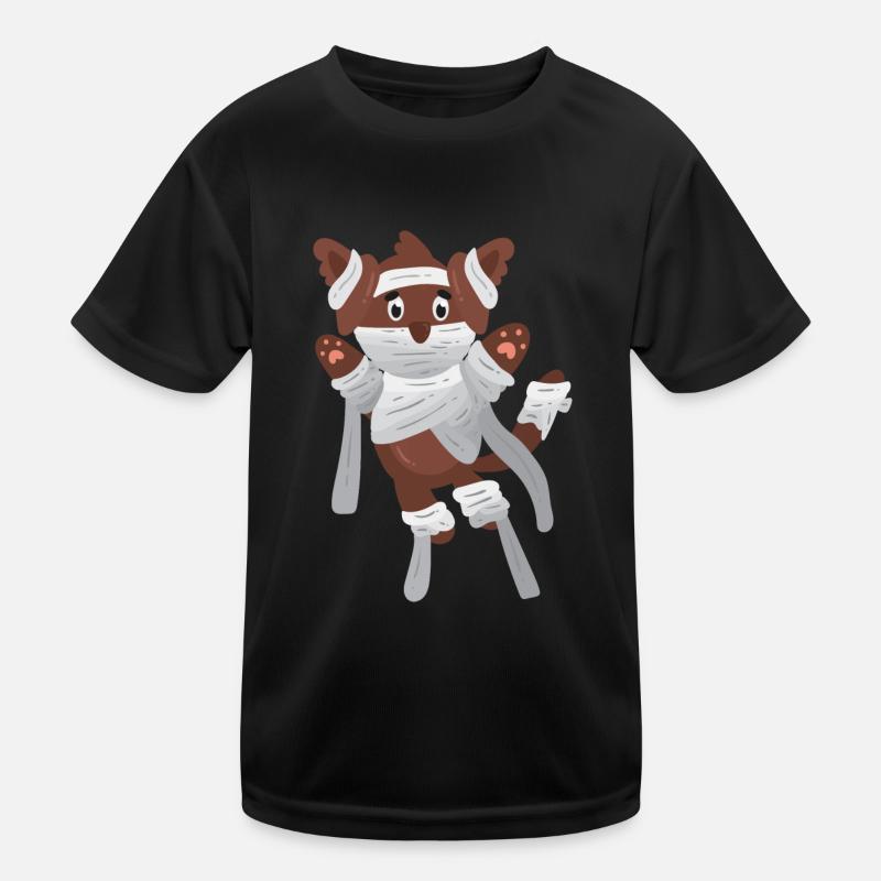 Chien momie T-shirt sport Enfant