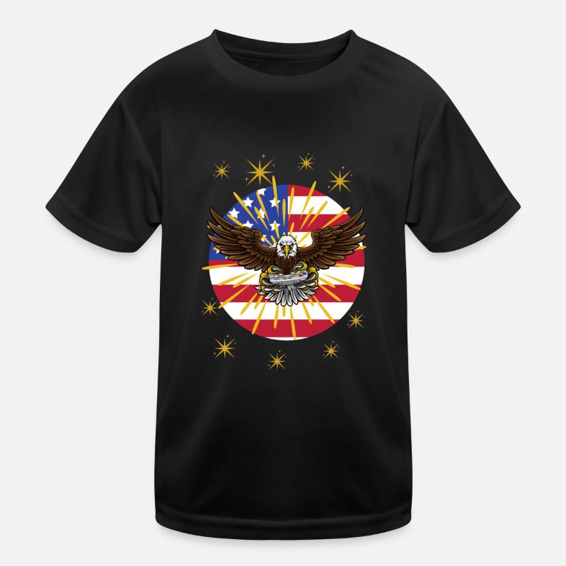 Gaming Adler - Geschenkidee Kinder Funktions-T-Shirt