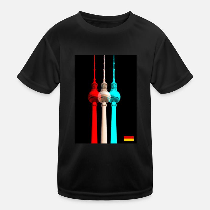 Berlin TV Tower Kids Functional T-Shirt